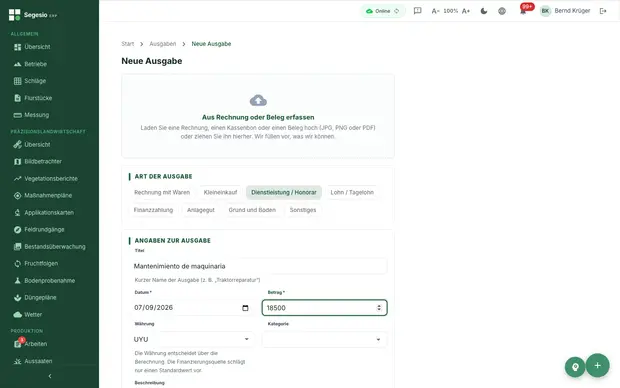 Screenshot von Schritt 2 von „Cómo cargar un gasto“